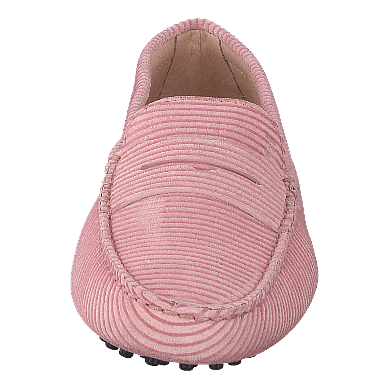 Gommino Suede Loafers Light Pink