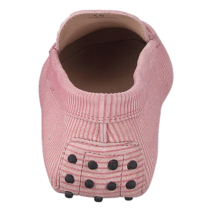 Gommino Suede Loafers Light Pink
