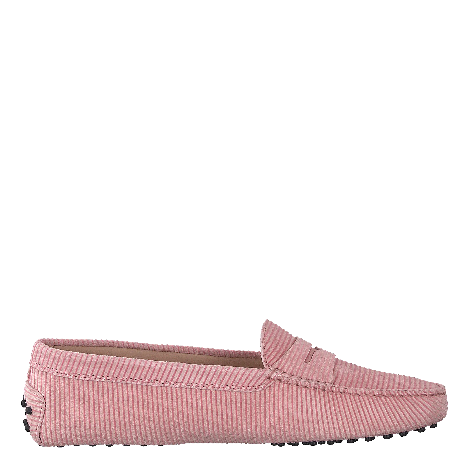 Gommino Suede Loafers Light Pink