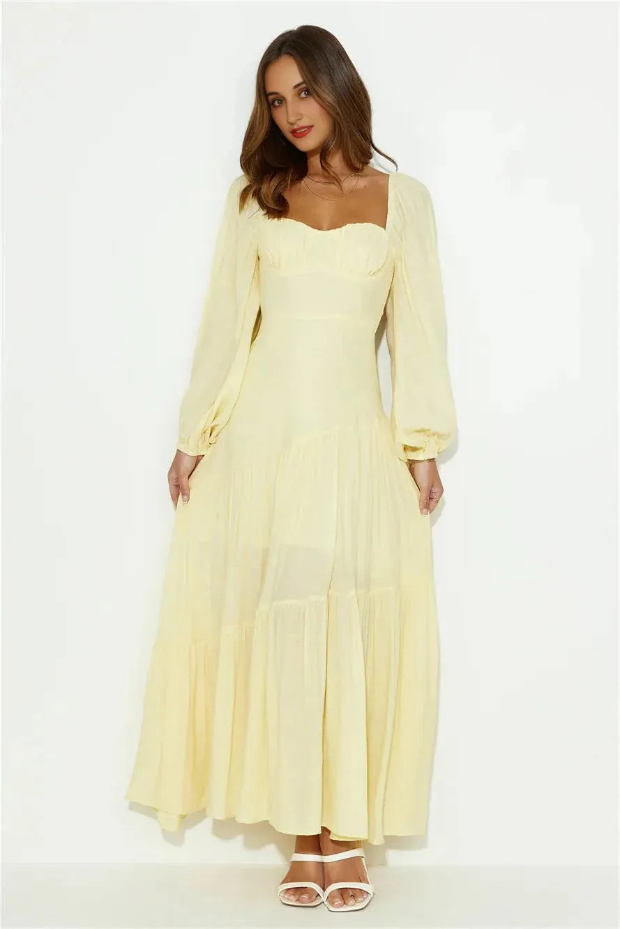 Good To Feel Maxi Dress Yellow