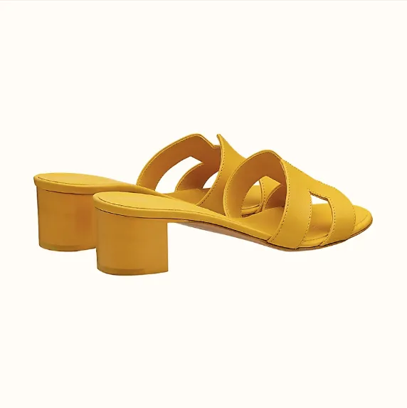 Hermes Yellow Jaune Citron Oasis Sandal