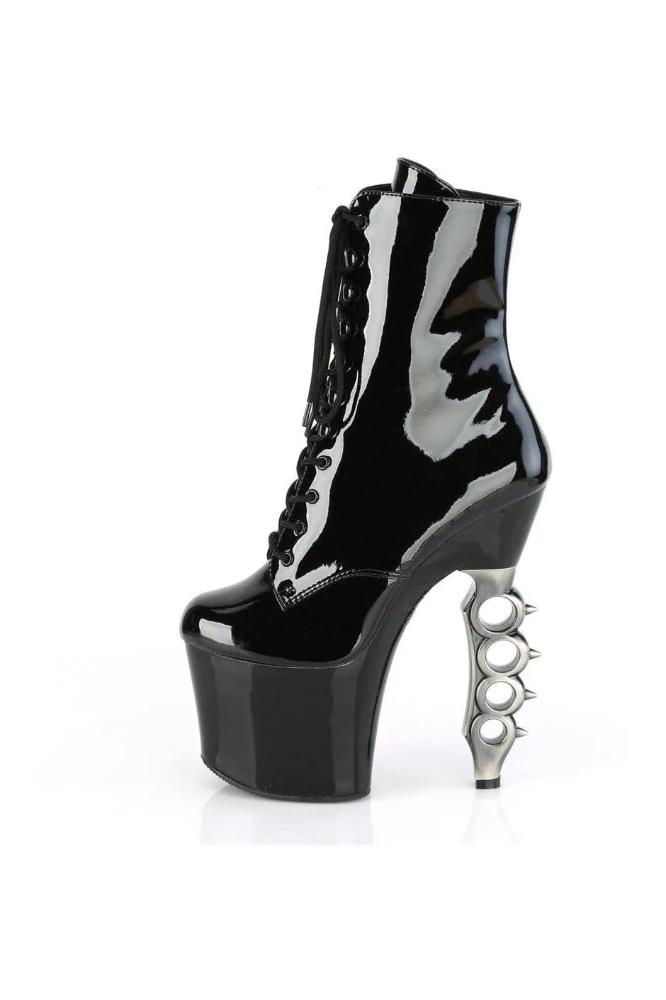 IRONGRIP-1020 Ankle Boot | Black Patent