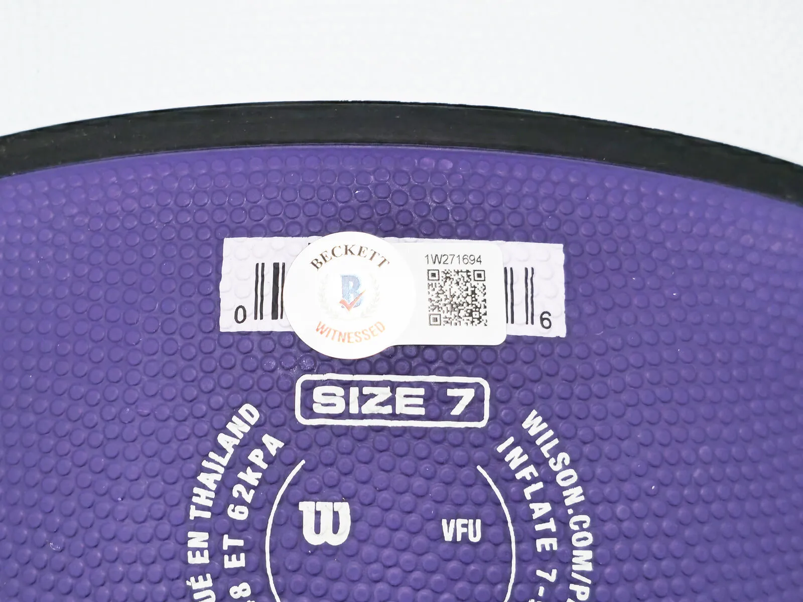 JOHN STOCKTON AUTOGRAPHED CITY EDITION BASKETBALL JAZZ BECKETT 224371