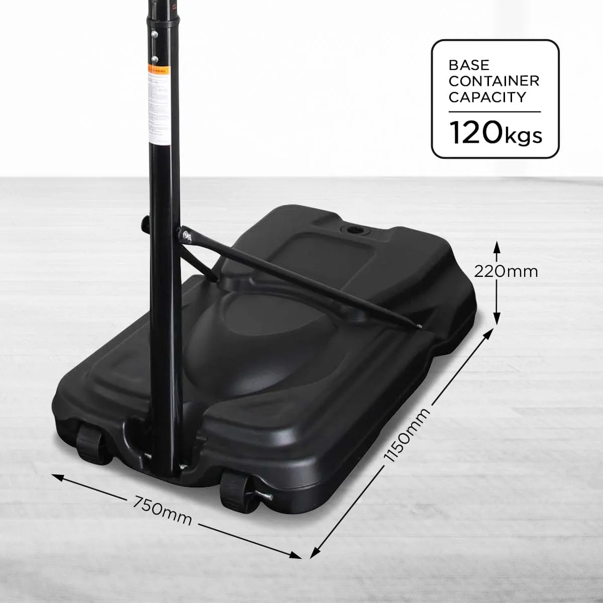 Kahuna Height-Adjustable Basketball Hoop Backboard Portable Stand - ONLINE ONLY - Free Shipping!