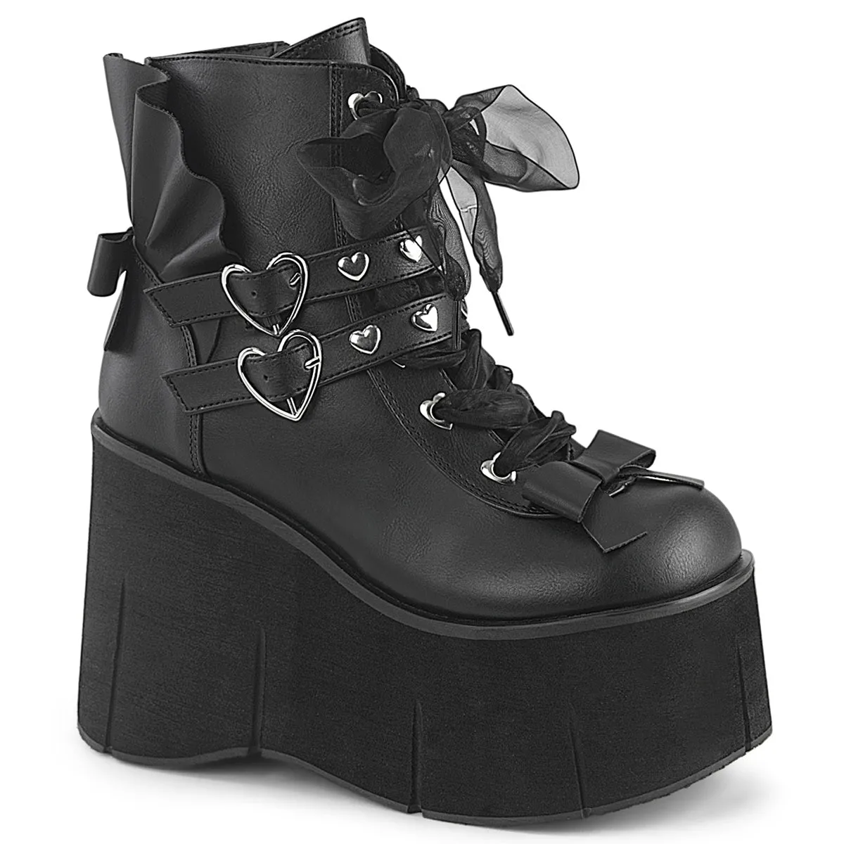 KERA-55  Black Vegan Leather