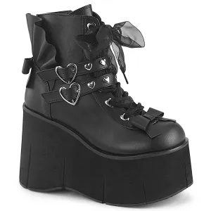 KERA-55  Black Vegan Leather