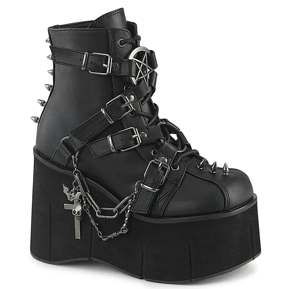 KERA-68  Black Vegan Leather