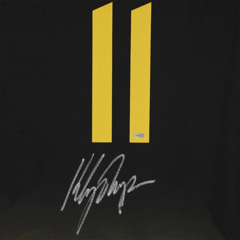 Klay Thompson Autographed Warriors Nike City Edition Black Jersey Fanatics
