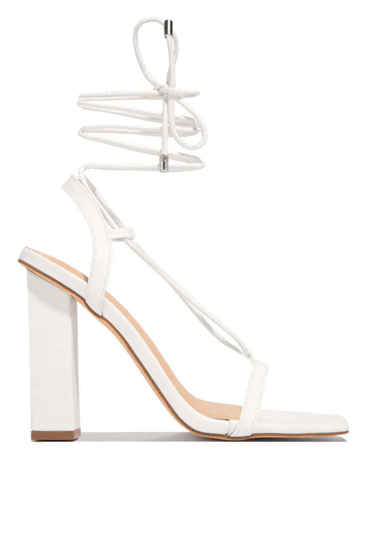 Lace-up Strappy Leather Sandals