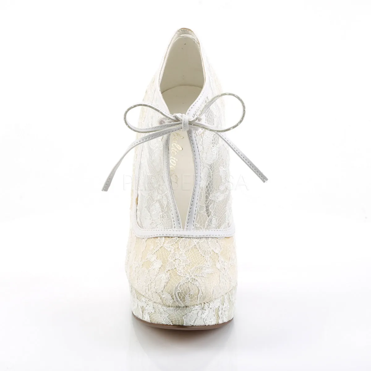 LOLITA-32  Ivory Lace-Satin