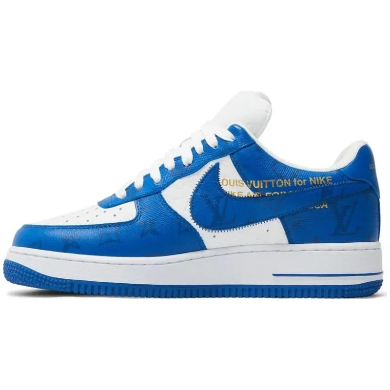 Louis Vuitton x Nike Air Force 1 Low By Virgil Abloh 'White Royal'
