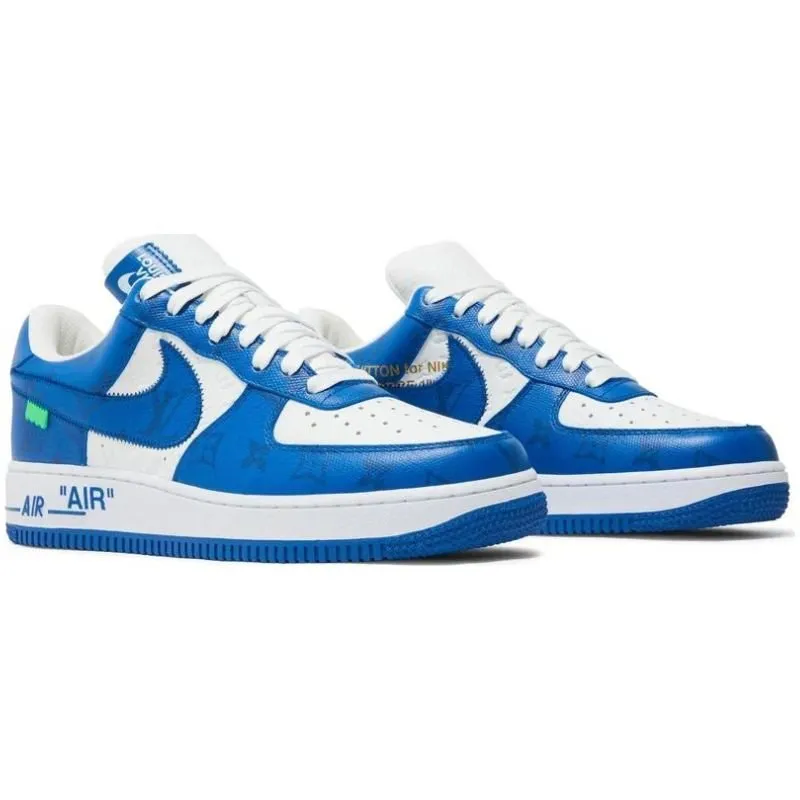 Louis Vuitton x Nike Air Force 1 Low By Virgil Abloh 'White Royal'