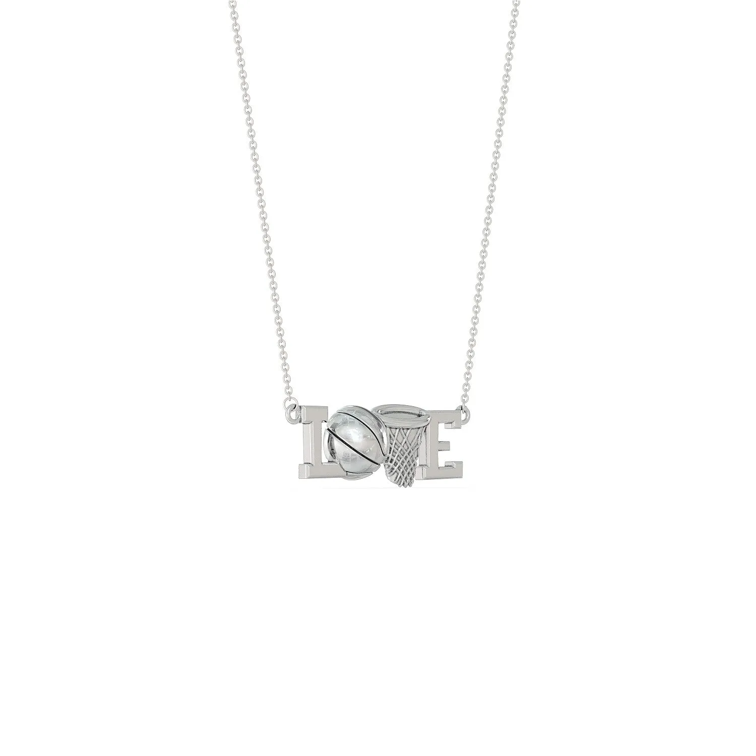Love Basketball Necklace