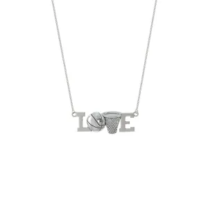 Love Basketball Necklace