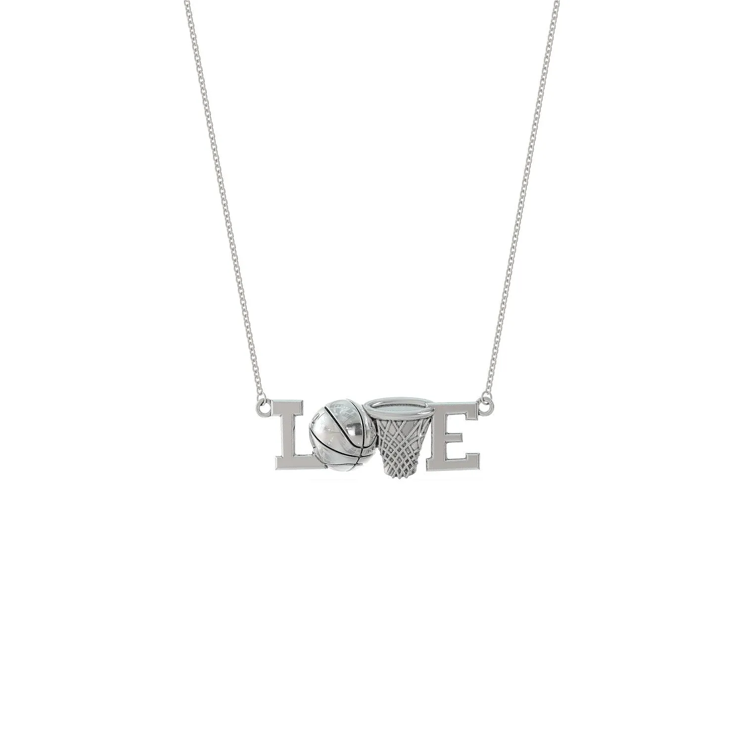 Love Basketball Necklace