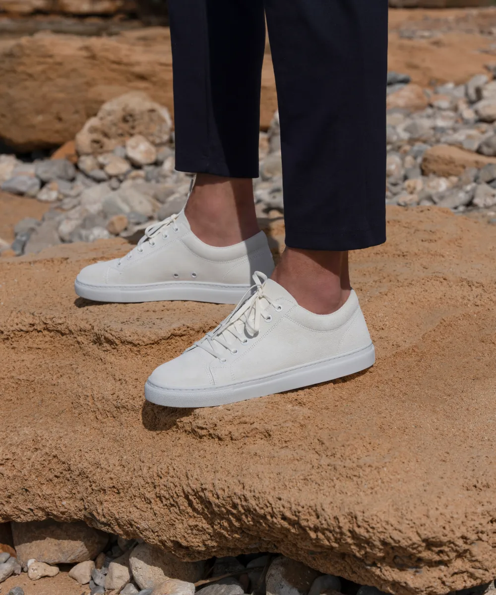 LT 01 Premium Suede Court Off White