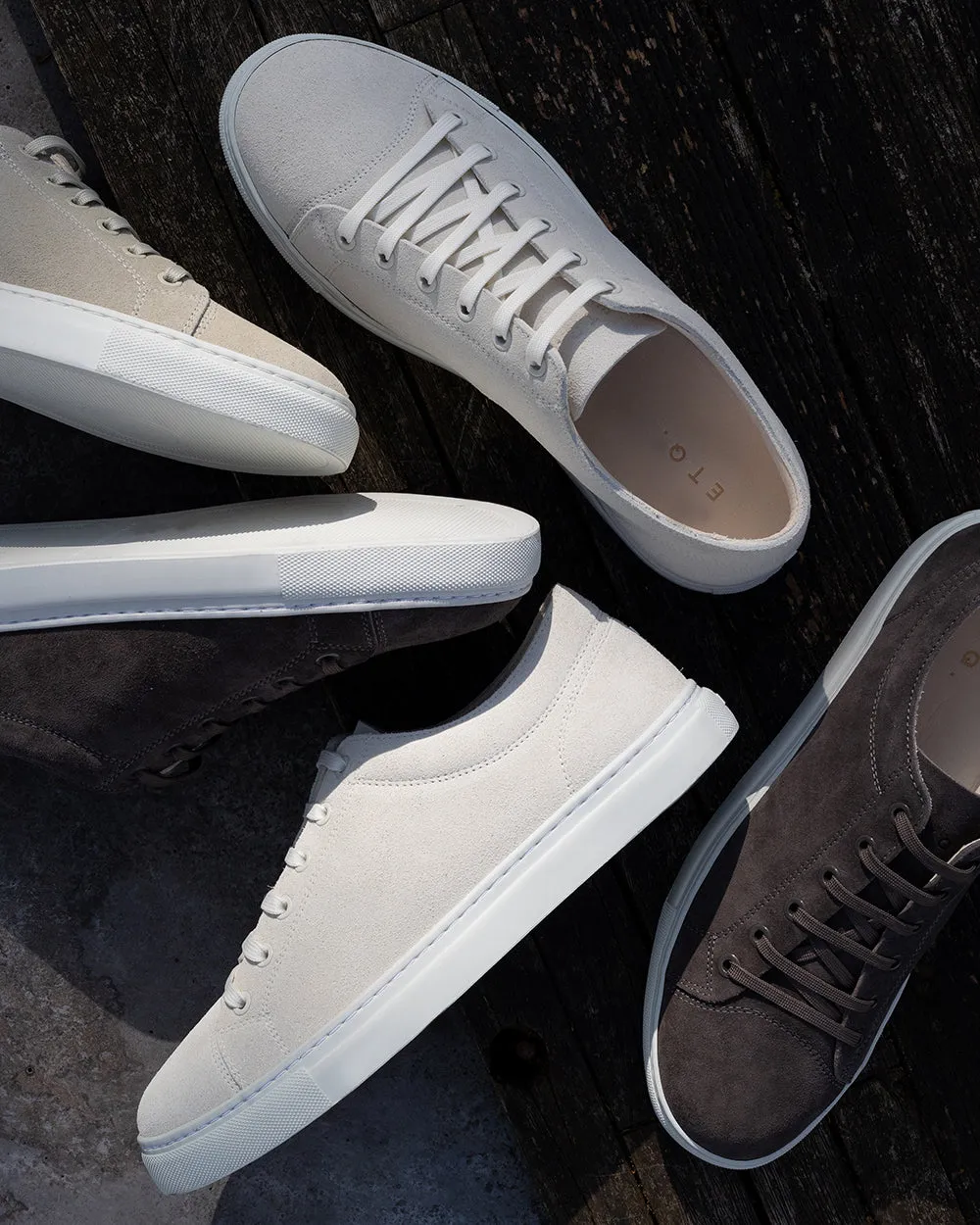 LT 01 Premium Suede Court Off White