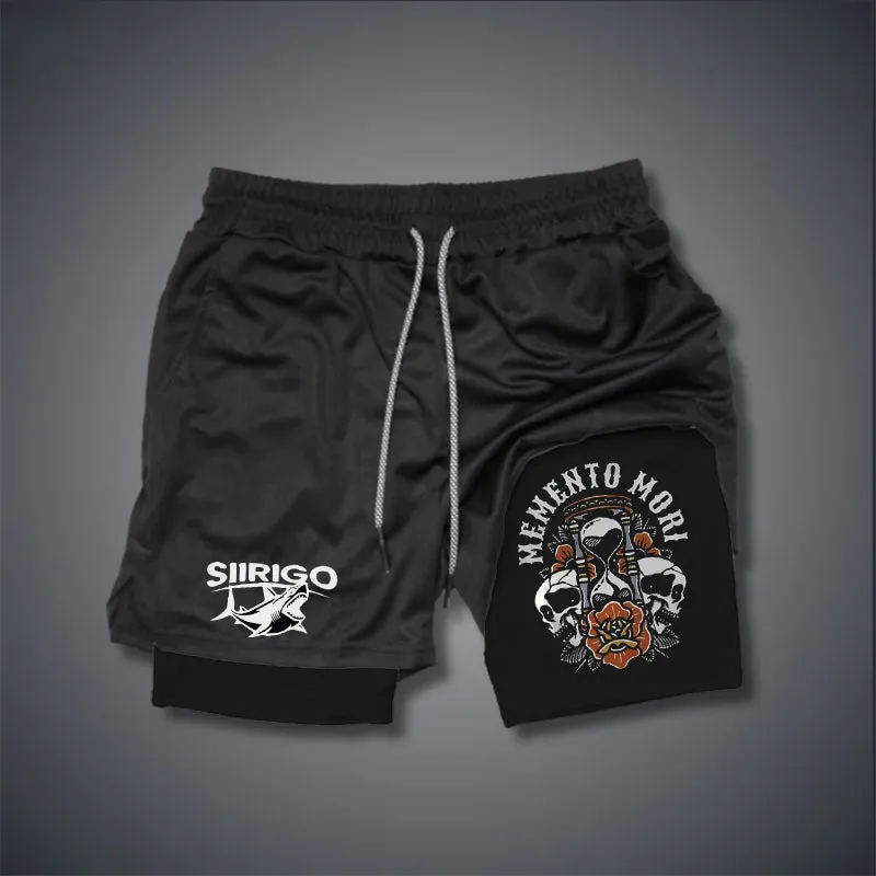 Memento Mori 2 In 1 GYM PERFORMANCE SHORTS