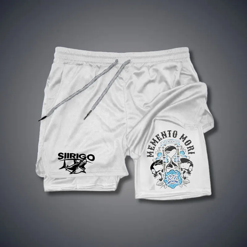 Memento Mori 2 In 1 GYM PERFORMANCE SHORTS