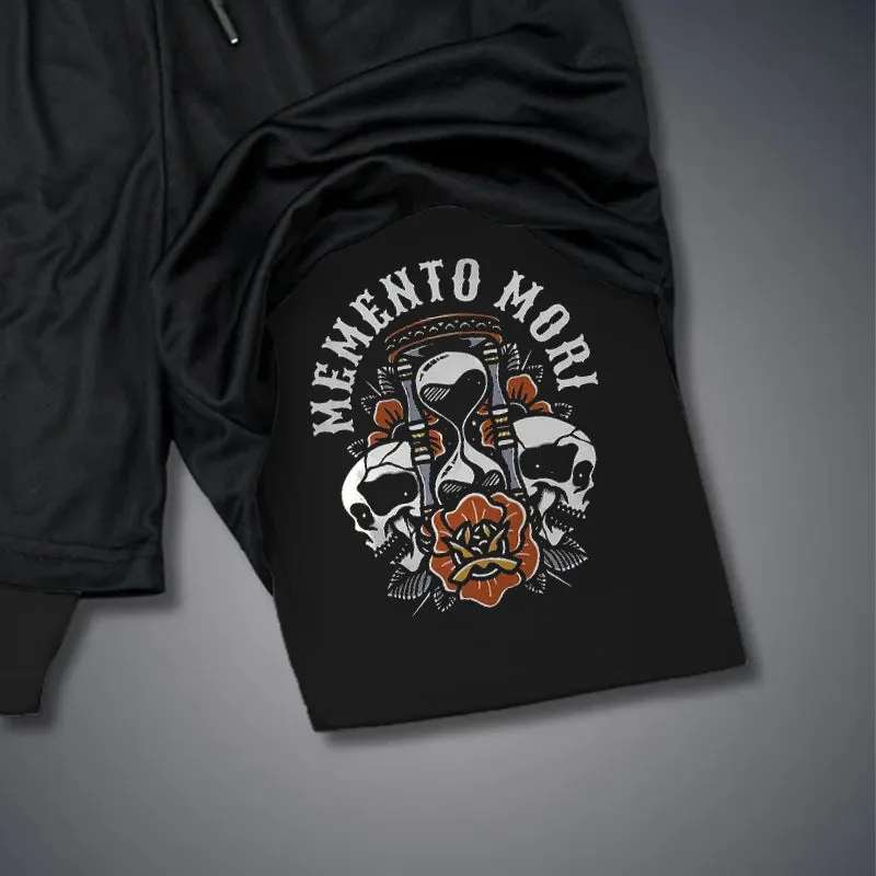 Memento Mori 2 In 1 GYM PERFORMANCE SHORTS