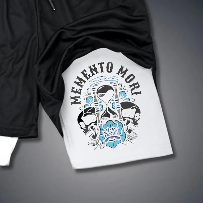 Memento Mori 2 In 1 GYM PERFORMANCE SHORTS