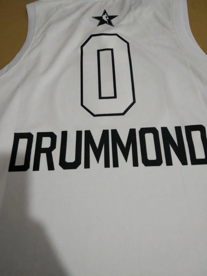 Men 0 Andre Drummond Jersey White Stephen Raptors Swingman Fanatics