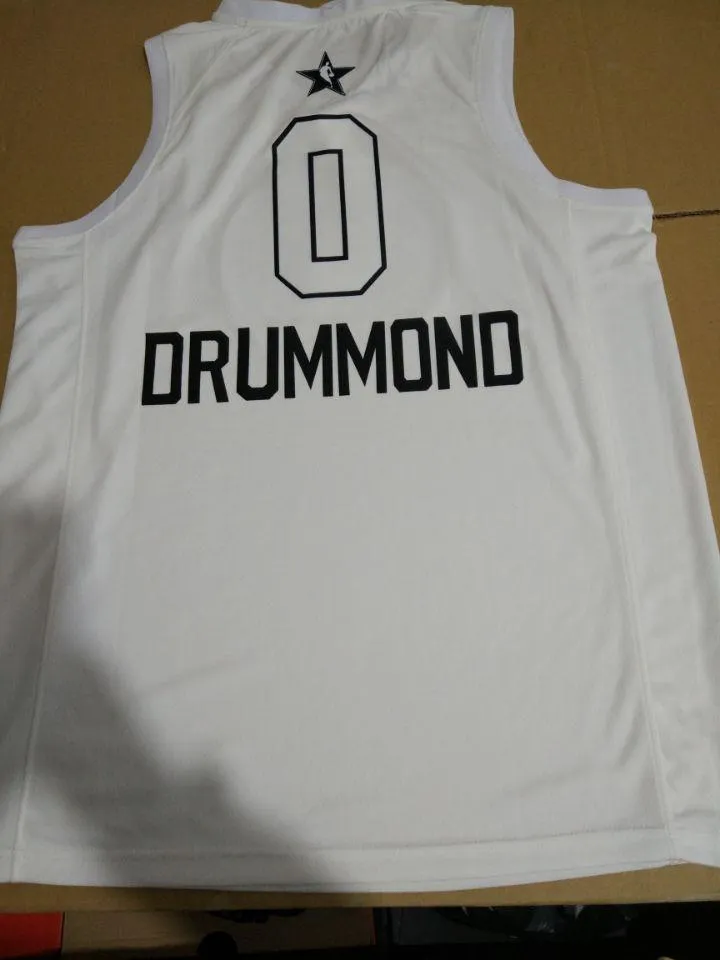 Men 0 Andre Drummond Jersey White Stephen Raptors Swingman Fanatics