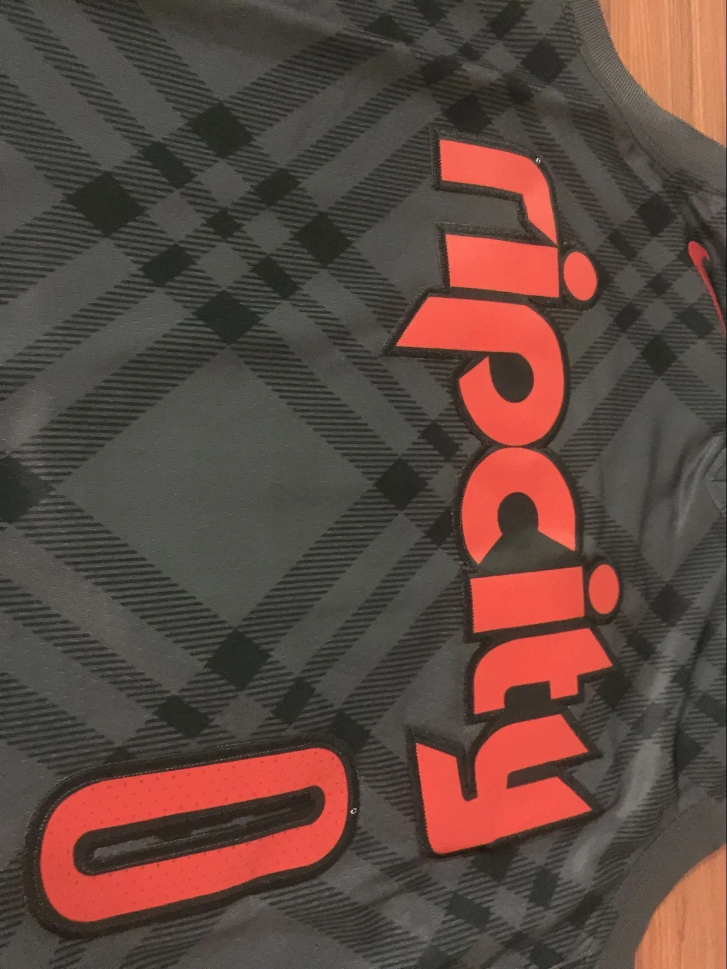 Men 0 Damian Lillard Jersey Rip City Black Portland Trail Blazers Fanatics