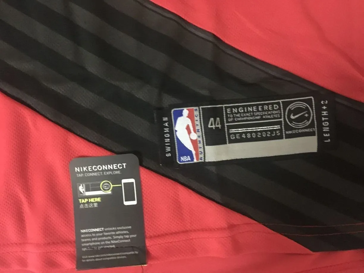 Men 0 Damian Lillard Swingman Jersey Red Portland Trail Blazers Fanatics