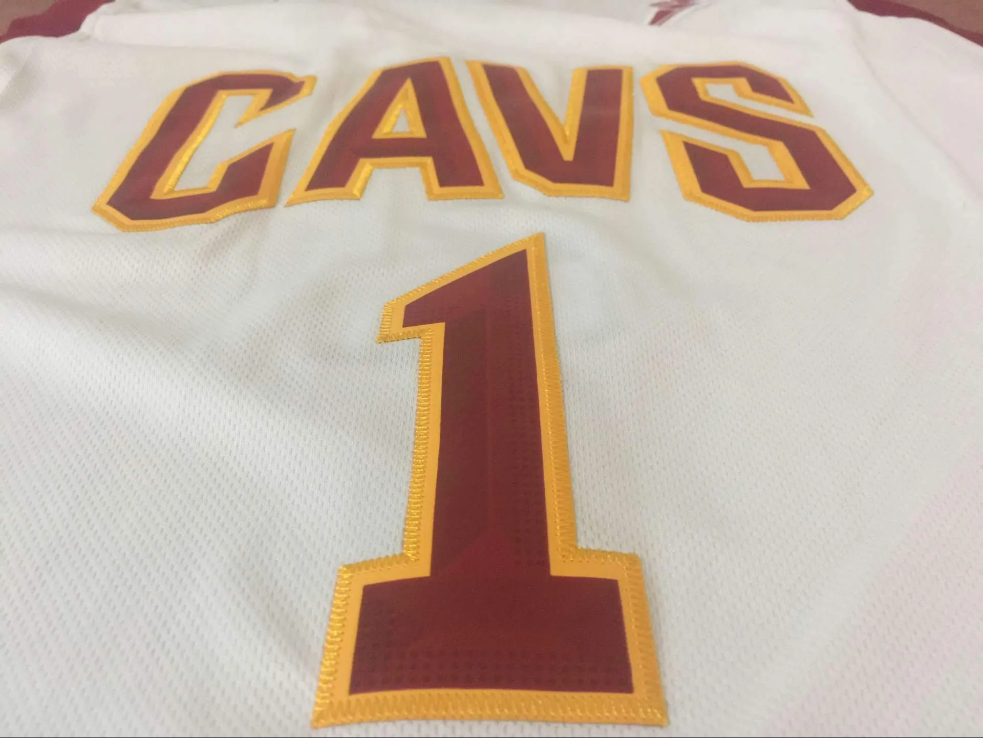 Men 1 Derrick Rose Jersey White Cleveland Cavaliers Jersey Swingman Fanatics