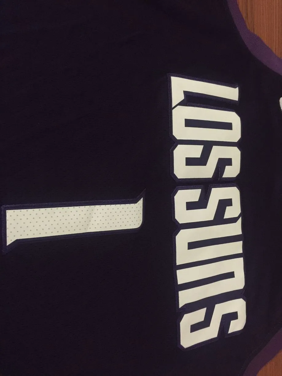 Men 1 Devin Booker Jersey City Purple Phoenix Suns Fanatics Swingman