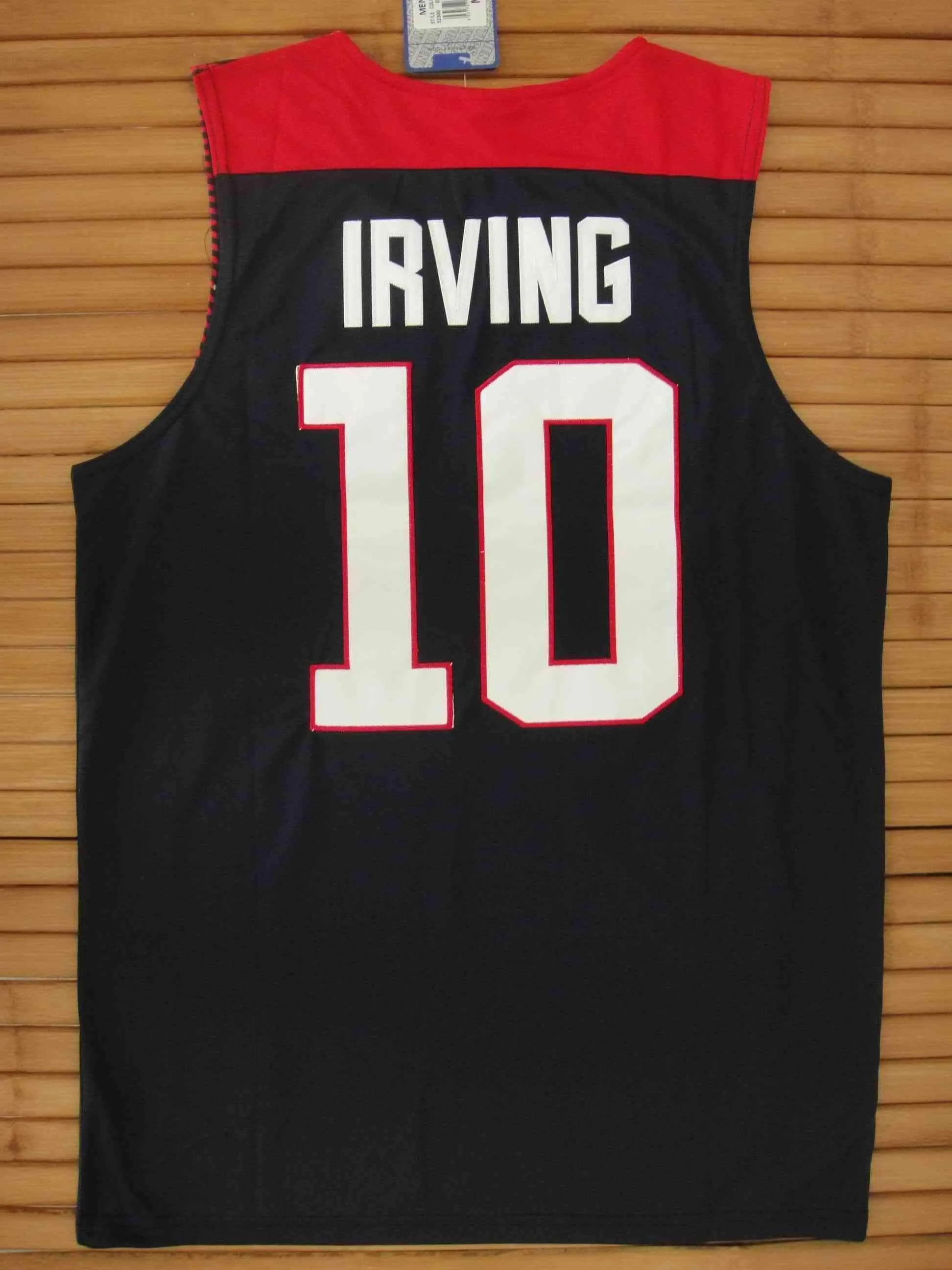 Men 10 Kyrie Irving Jersey Black Team USA Swingman Fanatics