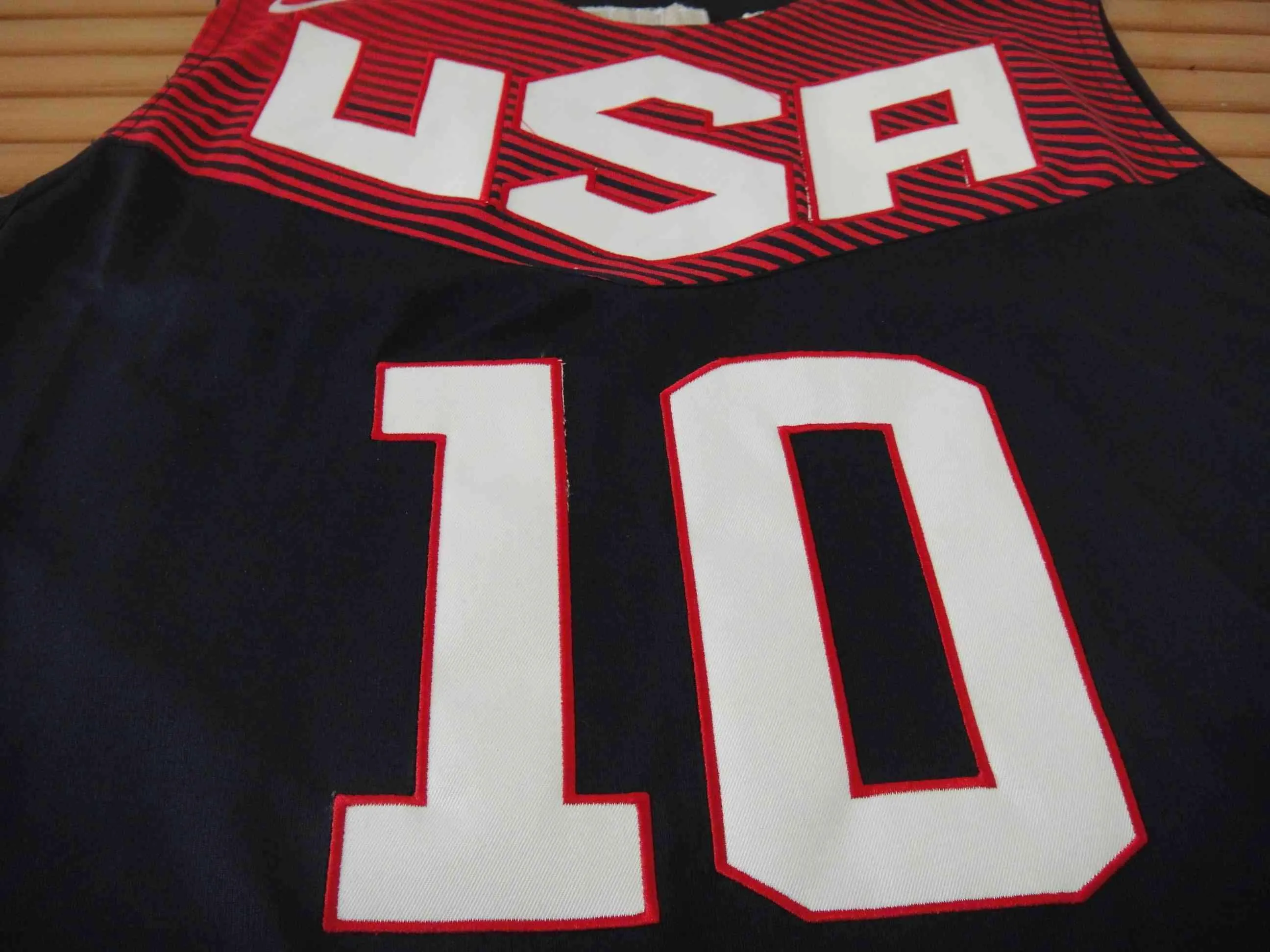 Men 10 Kyrie Irving Jersey Black Team USA Swingman Fanatics