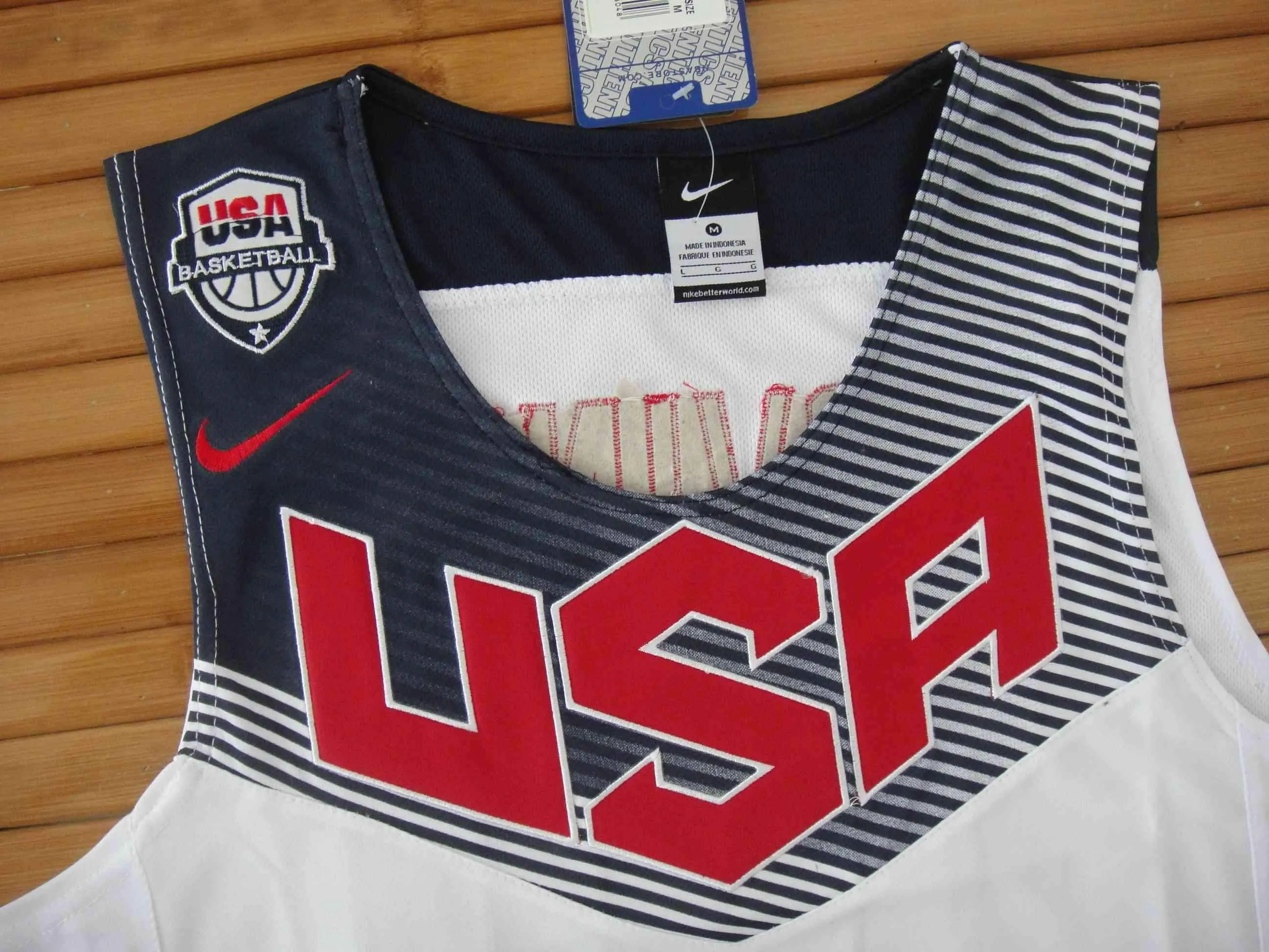 Men 10 Kyrie Irving Jersey White Team USA Swingman Fanatics