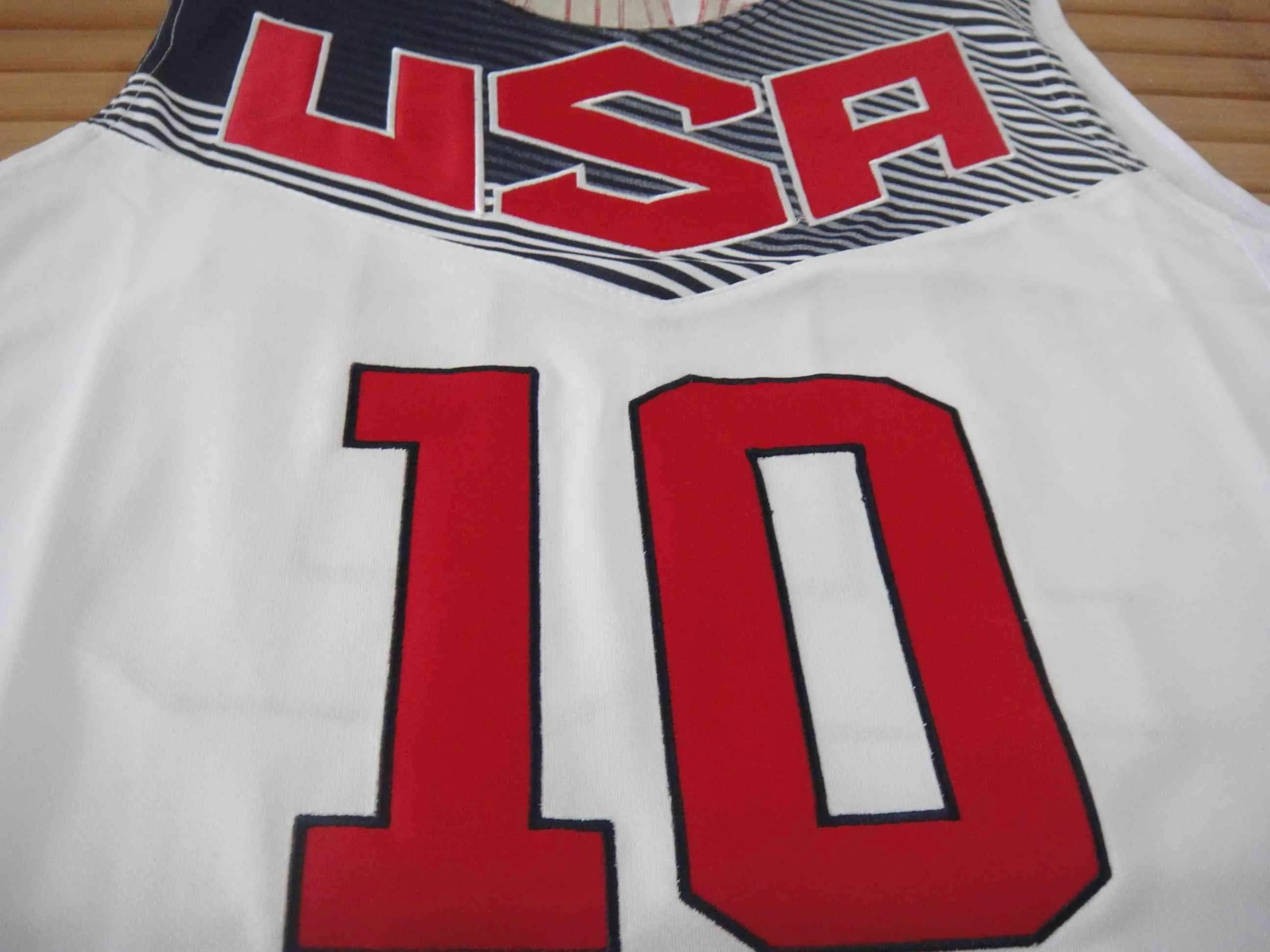 Men 10 Kyrie Irving Jersey White Team USA Swingman Fanatics