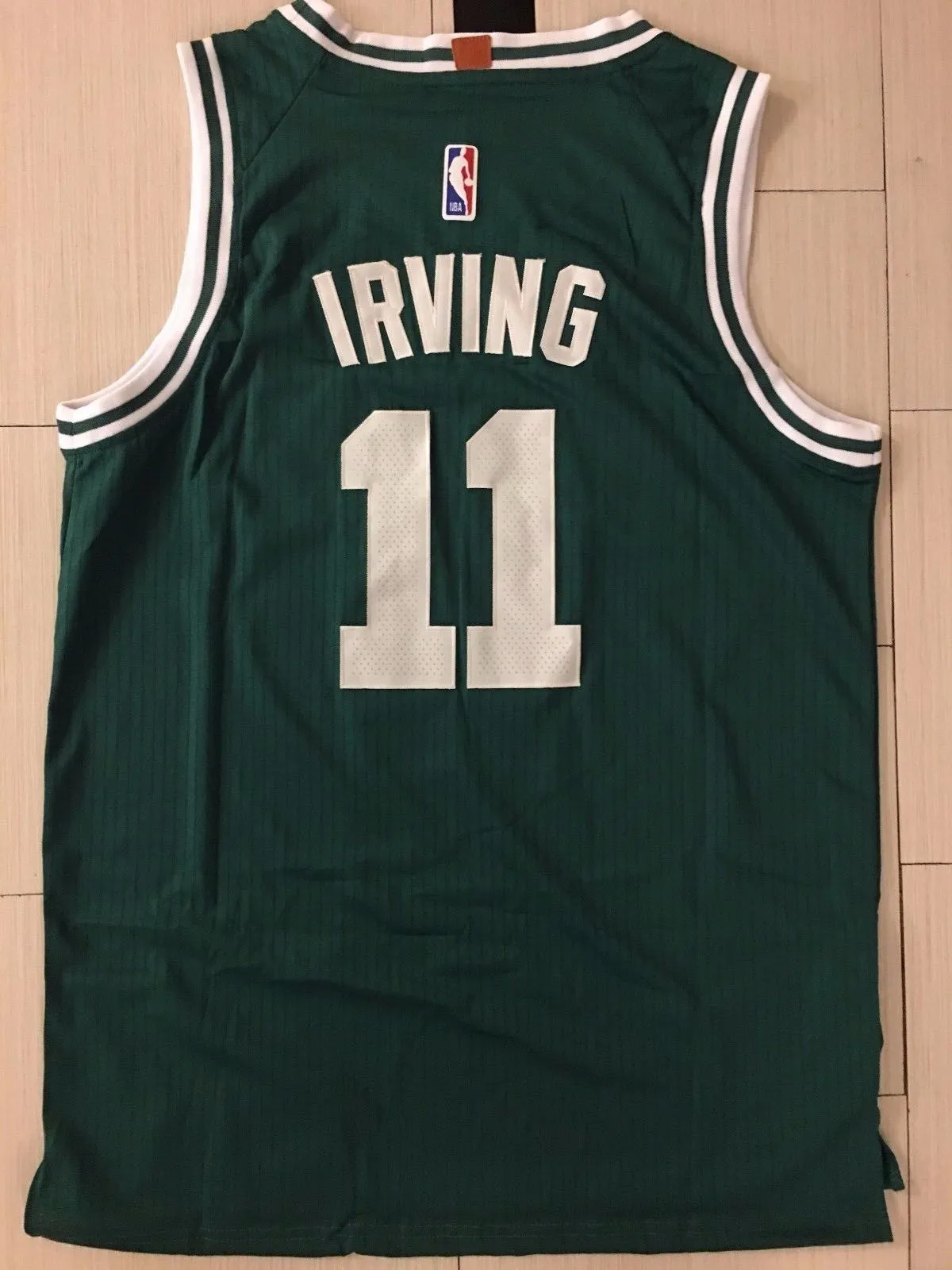 Men 11 Kyrie Irving Celtics Jersey Green Boston Celtics Jersey Fanatics
