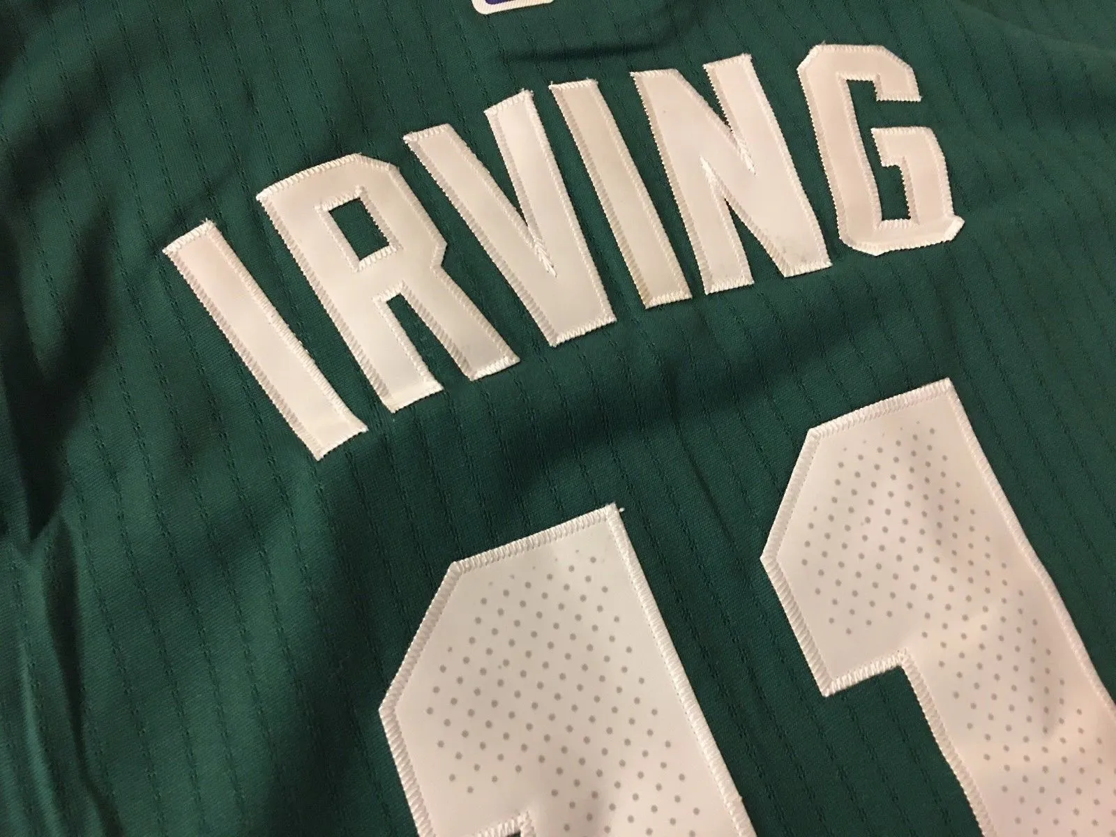 Men 11 Kyrie Irving Celtics Jersey Green Boston Celtics Jersey Fanatics