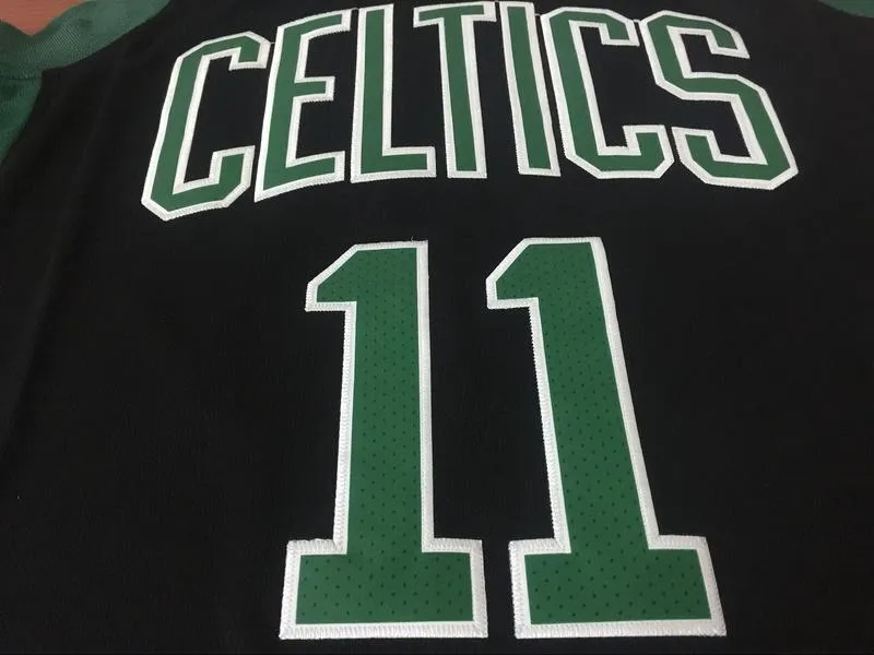 Men 11 Kyrie Irving Jersey Black Boston Celtics Swingman Jersey Fanatics