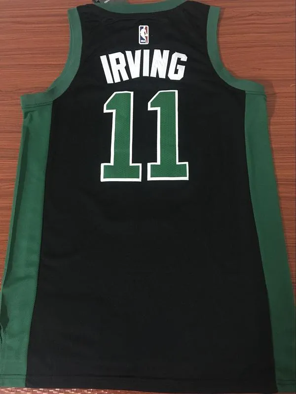Men 11 Kyrie Irving Jersey Black Boston Celtics Swingman Jersey Fanatics