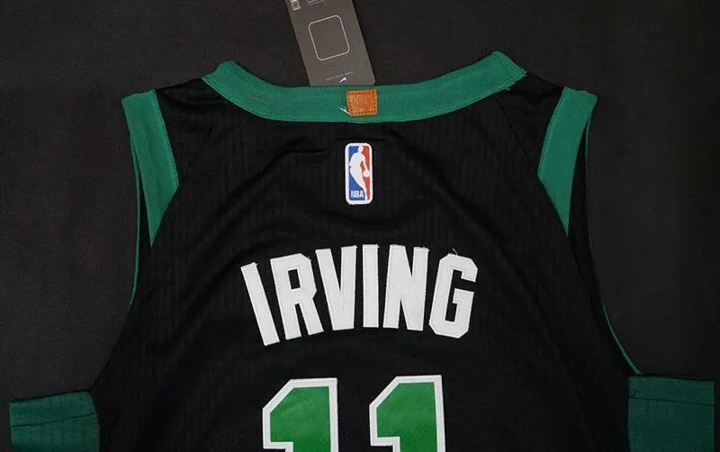 Men 11 Kyrie Irving Jersey Black Boston Celtics Swingman Jersey Player