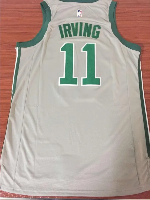 Men 11 Kyrie Irving Jersey Gray Boston Celtics Swingman Fanatics