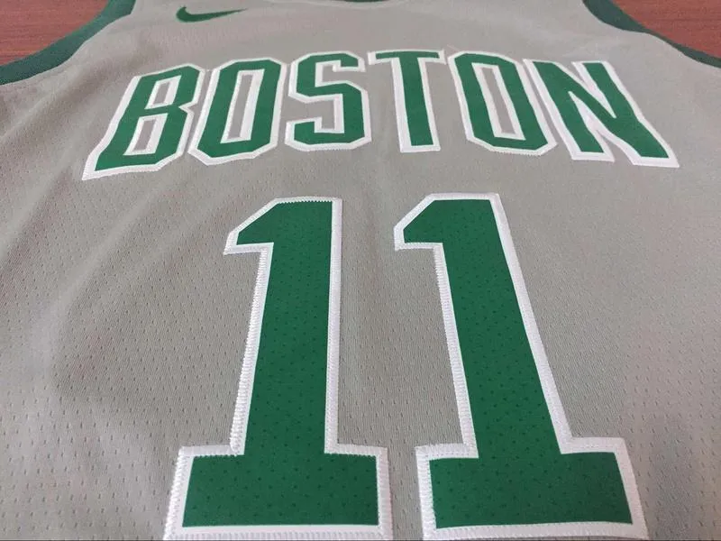 Men 11 Kyrie Irving Jersey Gray Boston Celtics Swingman Fanatics