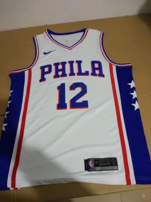 Men 12 T.J. McConnell Jersey White Philadelphia 76ers Jersey Fanatics