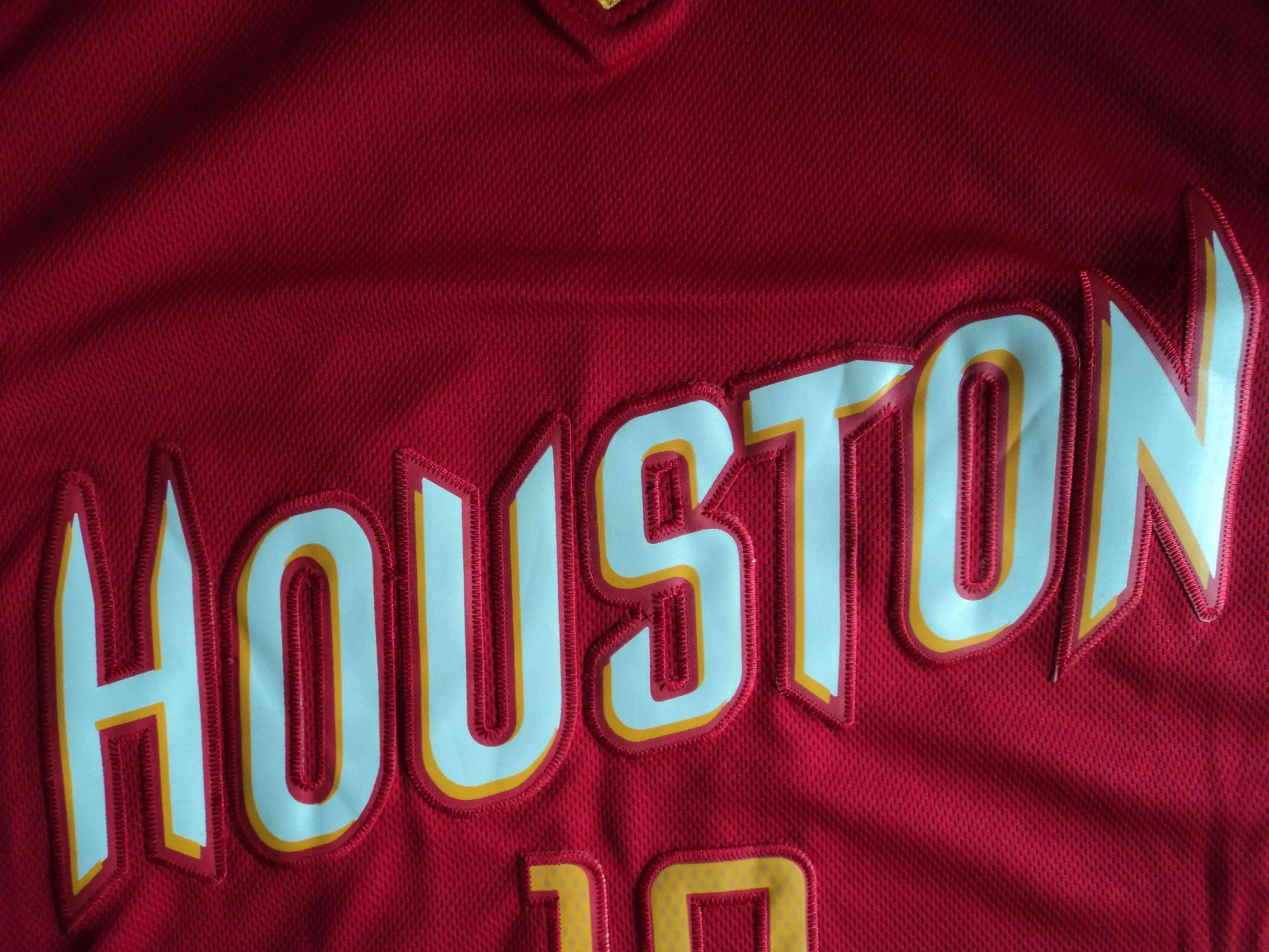 Men 13 James Harden Swingman Jersey Red Yellow Houston Rockets Fanatics