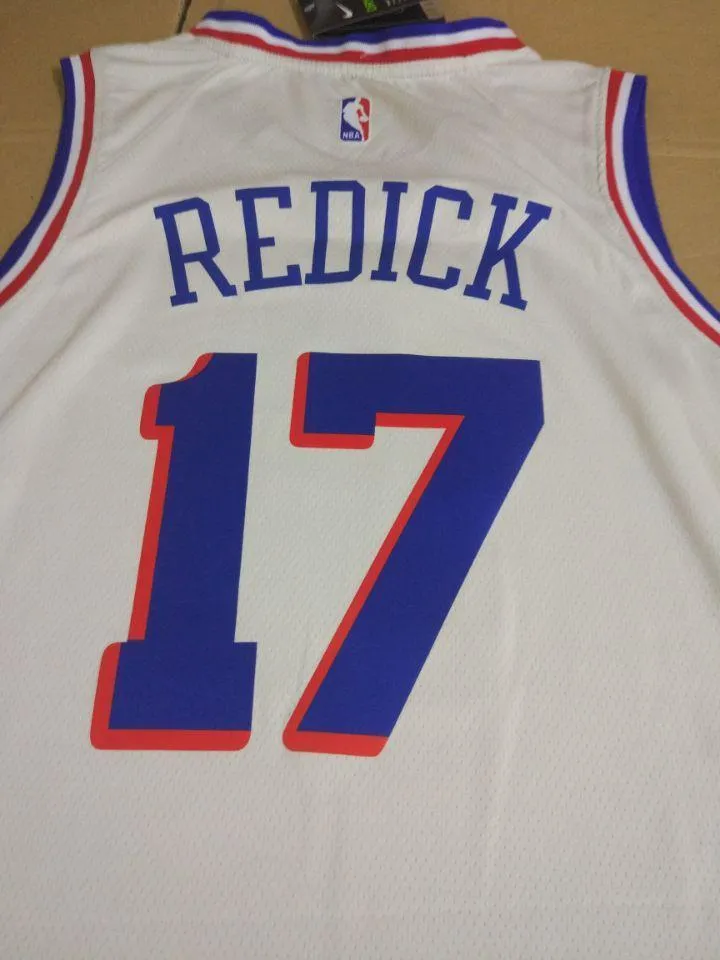 Men 17 JJ RedickJersey Jersey White Philadelphia 76ers Swingman Jersey Fanatics