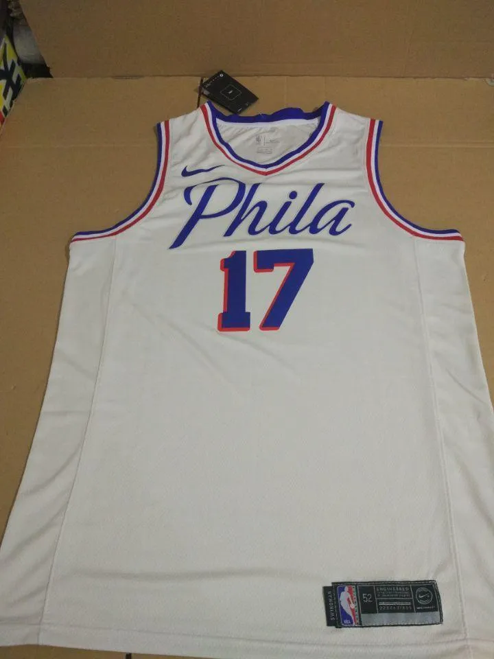 Men 17 JJ RedickJersey Jersey White Philadelphia 76ers Swingman Jersey Fanatics