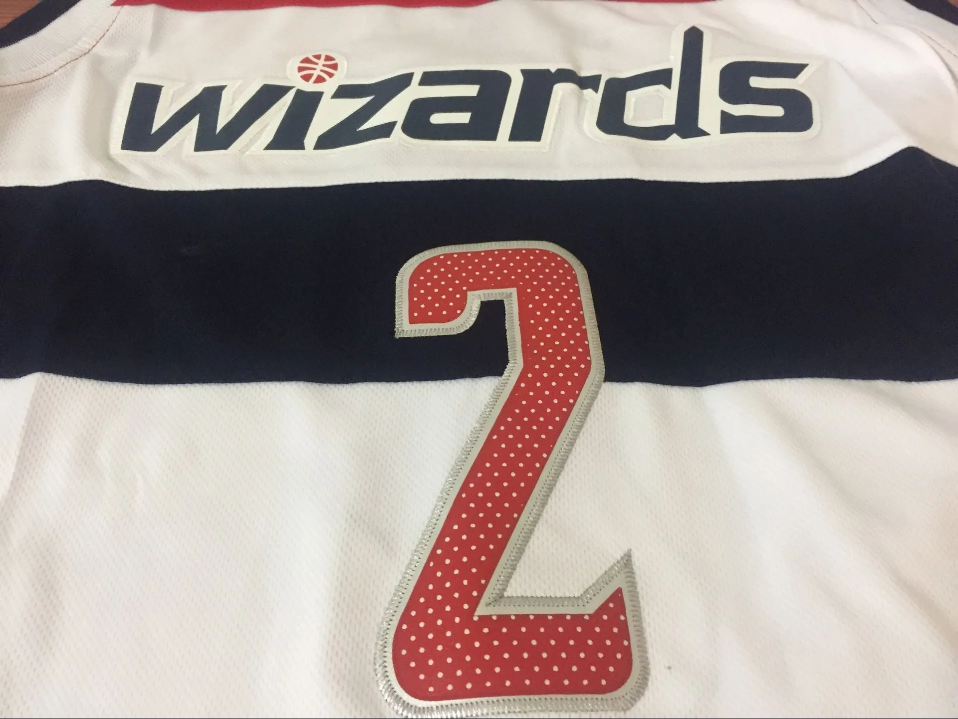 Men 2 John Wall Jersey White Washington Wizards Throwback Swingman Fanatics