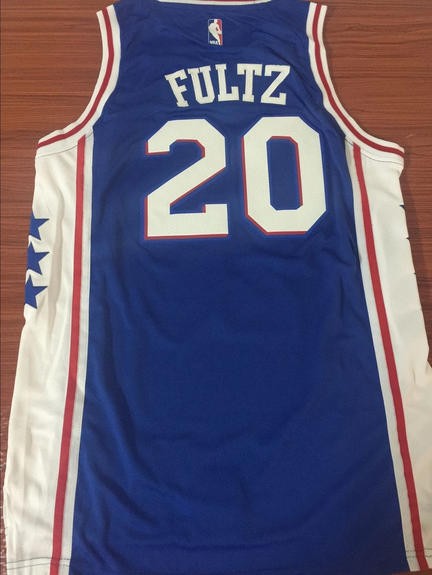 Men 20 Markelle Fultz Jersey Blue Philadelphia 76ers Swingman Jersey Fanatics