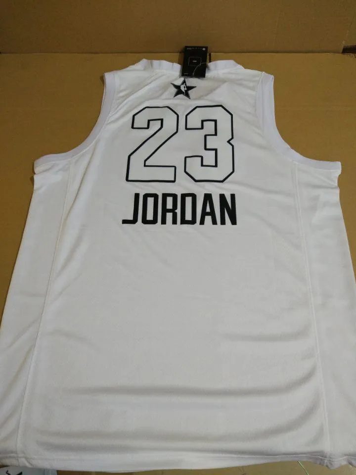 Men 23 Michael Jordan Jersey White Grape Bulls Swingman Fanatics