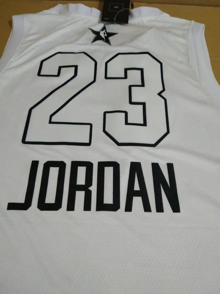 Men 23 Michael Jordan Jersey White Grape Bulls Swingman Fanatics